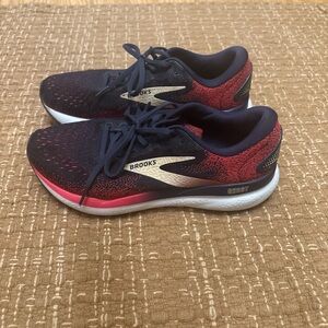 Brooks Red and Black Running Shoes